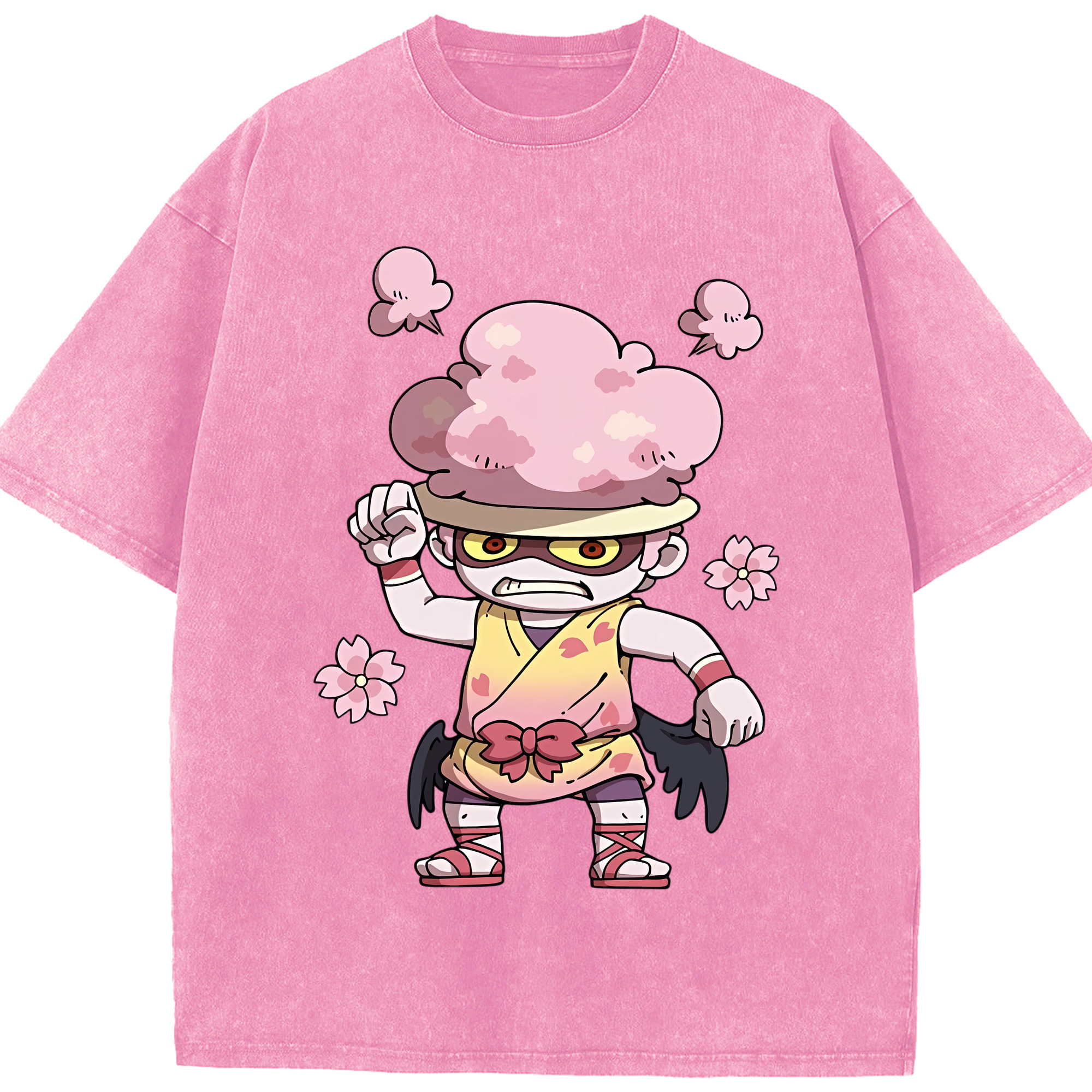 （画像用） 妖怪ウォッチ Yo-kai Watch 綿100% ヴィンテージ風 半袖Tシャツ（フロントプリント）